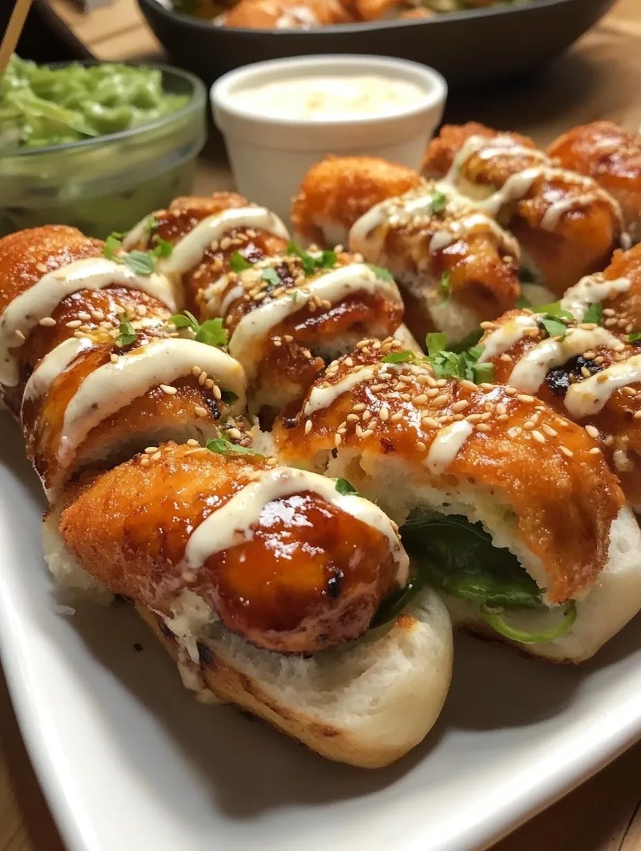 Cheesy Dynamite Chicken Buns