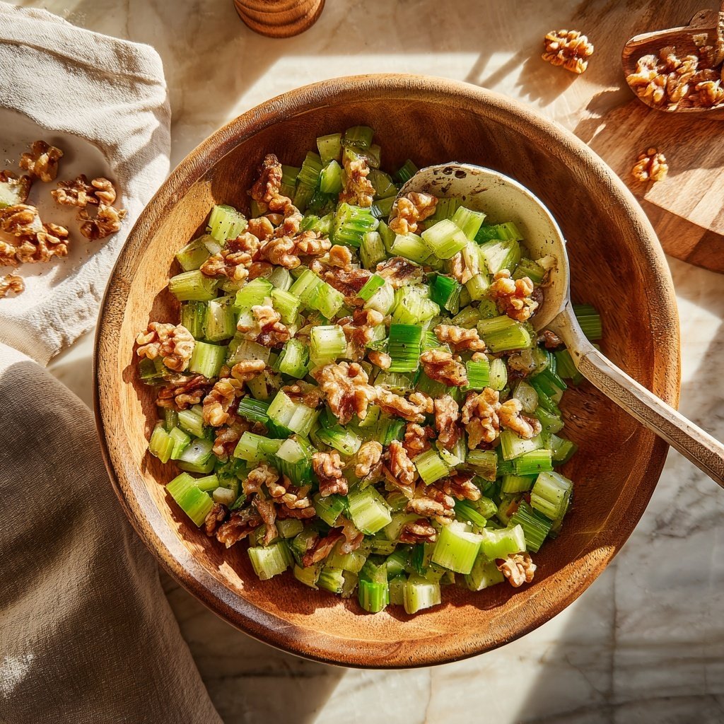 Celery Walnut Side Salad
