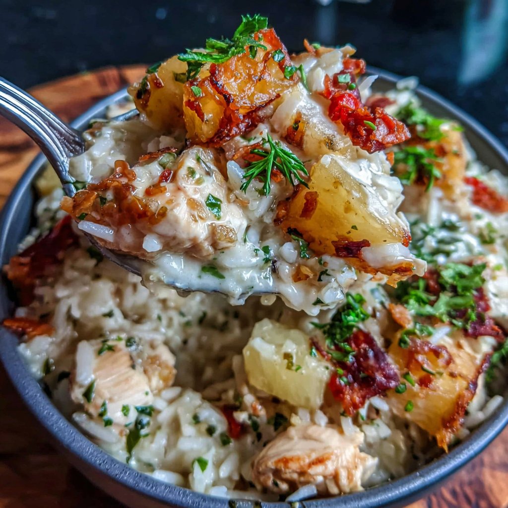 Creamy One Pot Pineapple Chicken And Rice