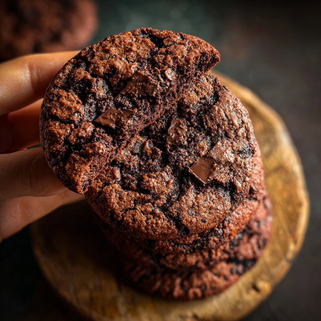 Brownie Mix Double Chocolate Cookies