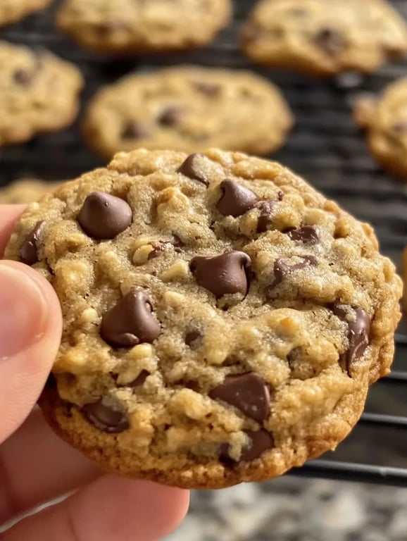 The Best Oatmeal Chocolate Chip Cookies