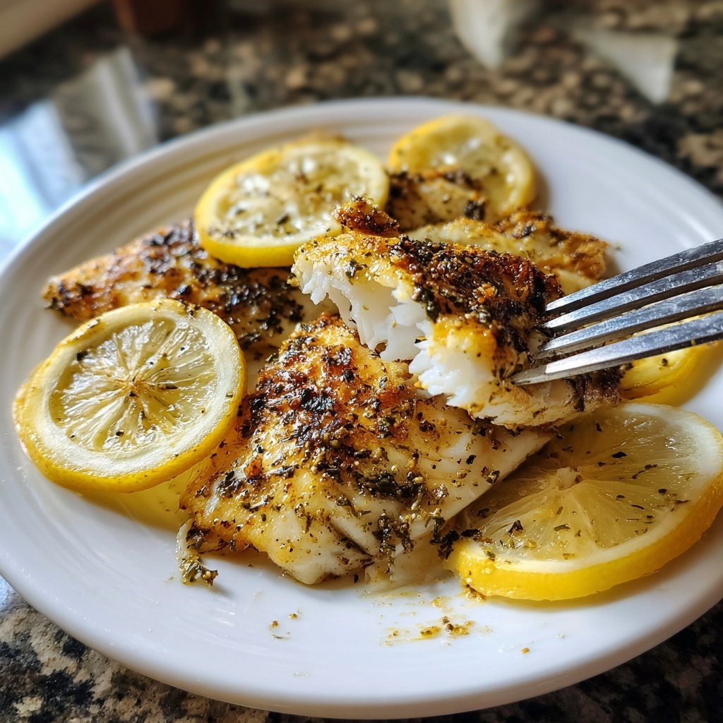 Healthy & Light Lemon Grilled Fish Plate