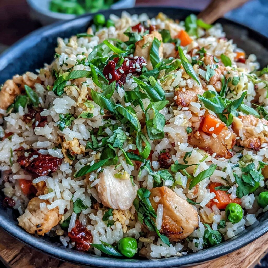 Easy Healthy Chicken Fried Rice