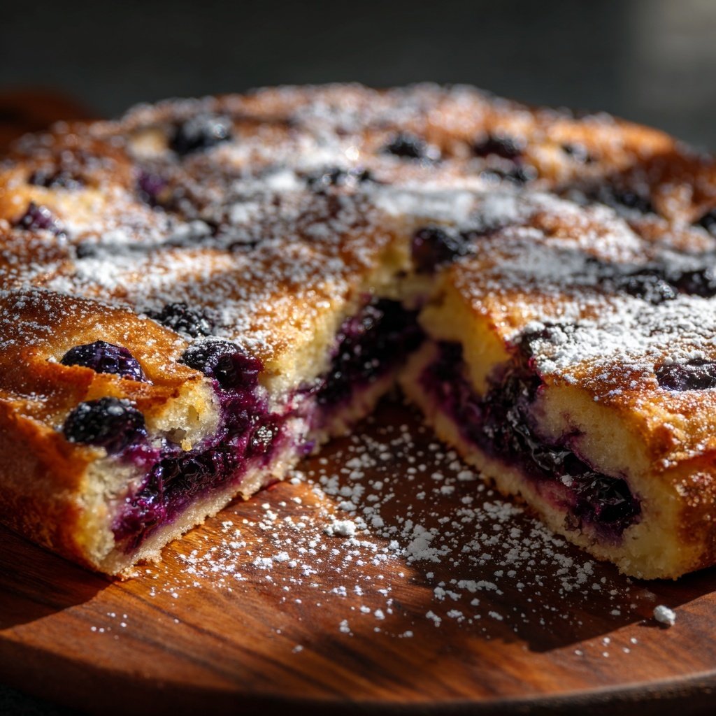 Spring Brunch Blueberry Pancake Bake