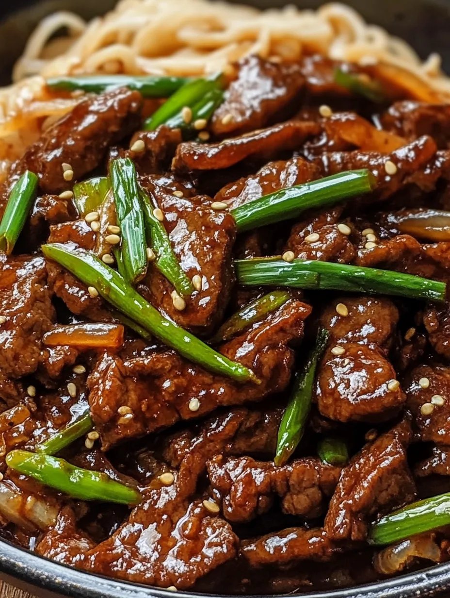 Mongolian Beef