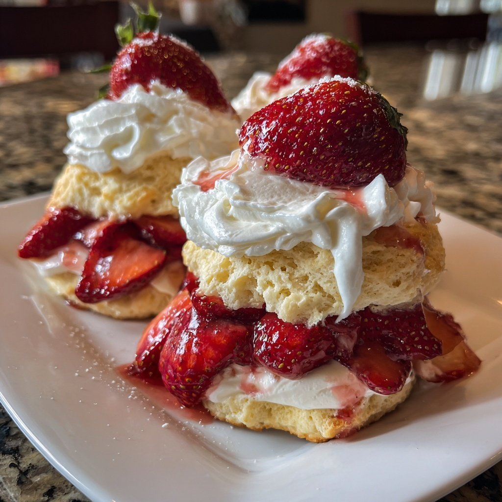Valentines Treats Strawberry Shortcakes